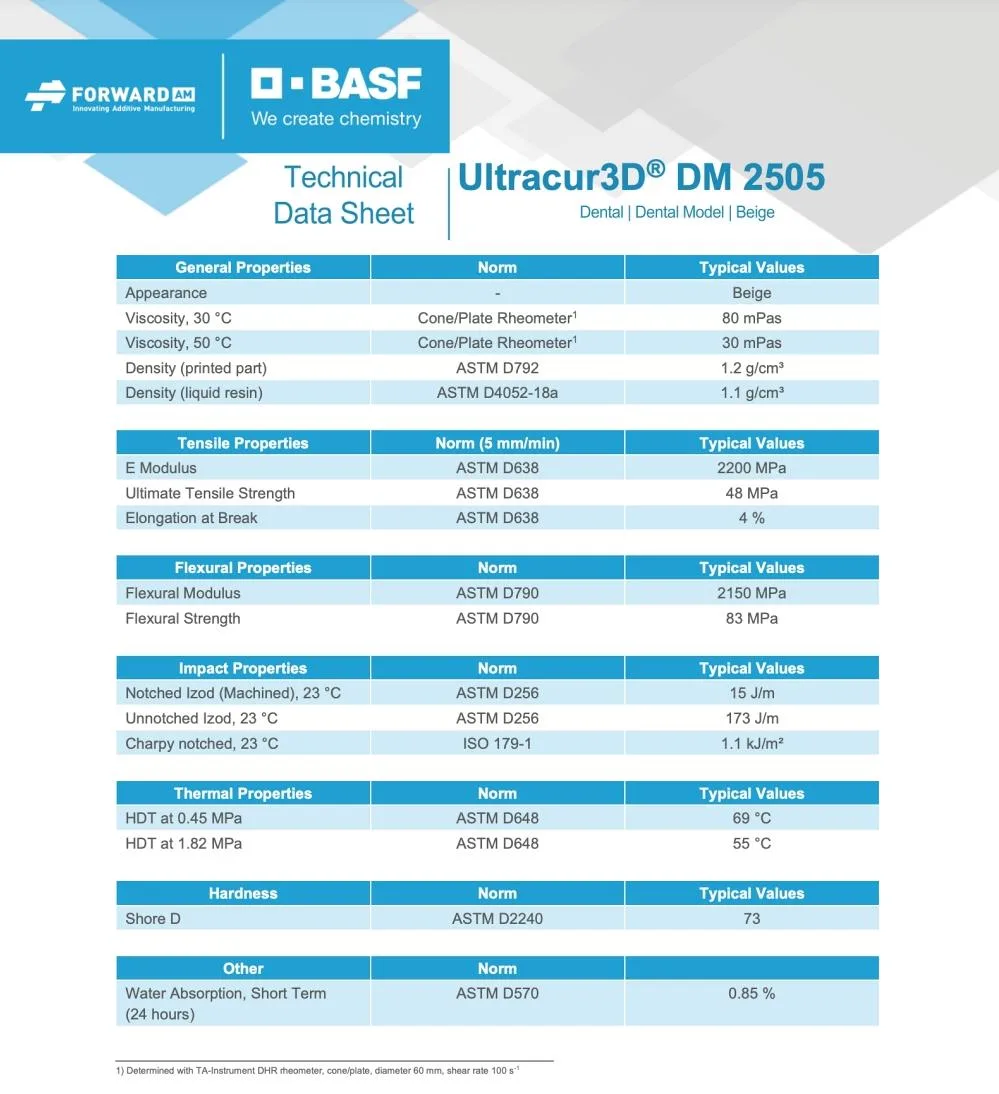 basf-ultracur3d-dm-2505-dental-recine