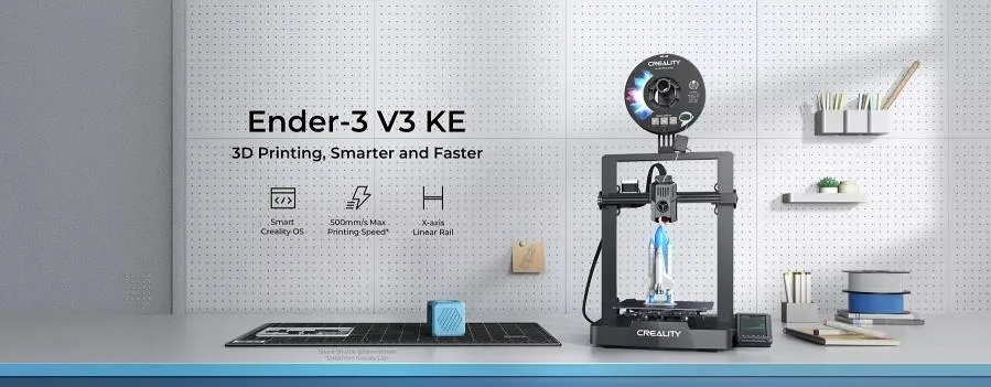 Creality Ender 3 V3 KE 3D Yazıcı - Tam Otomatik Seviyeleme