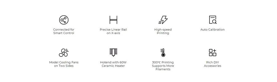 Creality Ender 3 V3 KE 3D Yazıcı tanıtım g&ouml;rseli 1