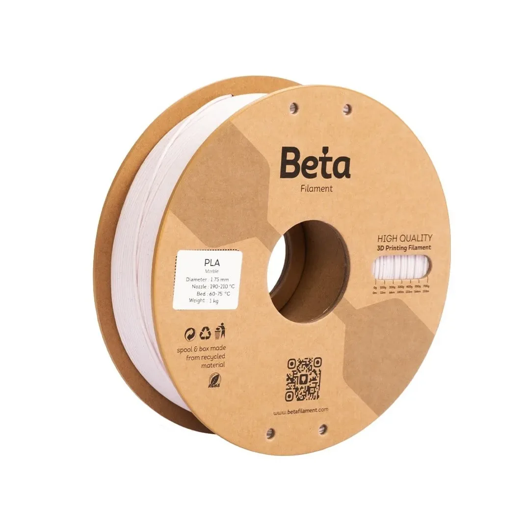 Beta PLA Marble Filament Soft Pink