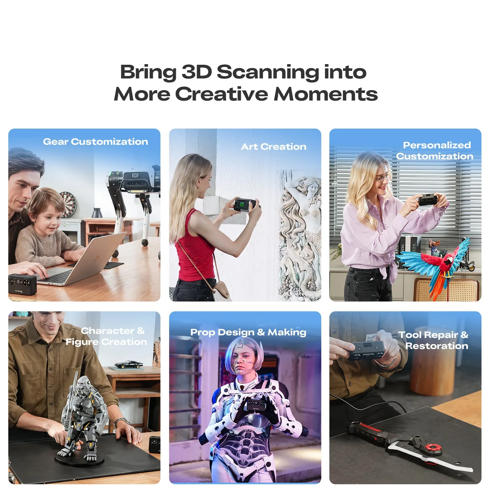 Creality Pika 3D Scanner — Kablo Bağımlılığı Olmadan Özgür Tarama