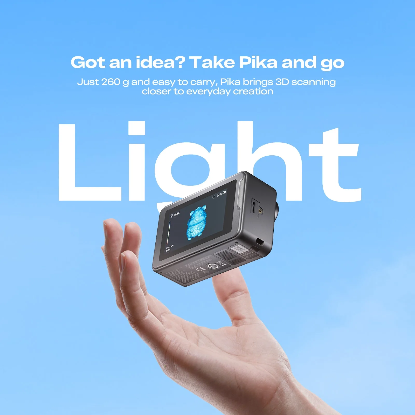 Creality Pika 3D Scanner görseli 1