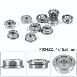 F624ZZ Flanşlı Rulman