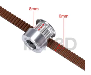 Kaliteli GT2 6mm Kayış