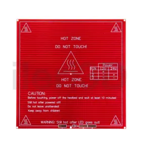 MK2B 3D Yazıcı Isıtıcı Tabla Pcb (214x214 mm)