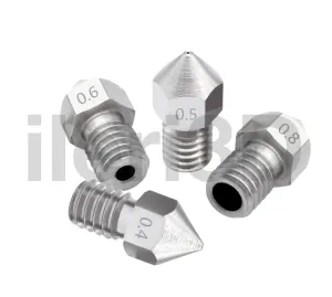 MK8 Çelik Nozzle - Ender 3 Nozzle Paslanmaz Çelik 1.75 mm