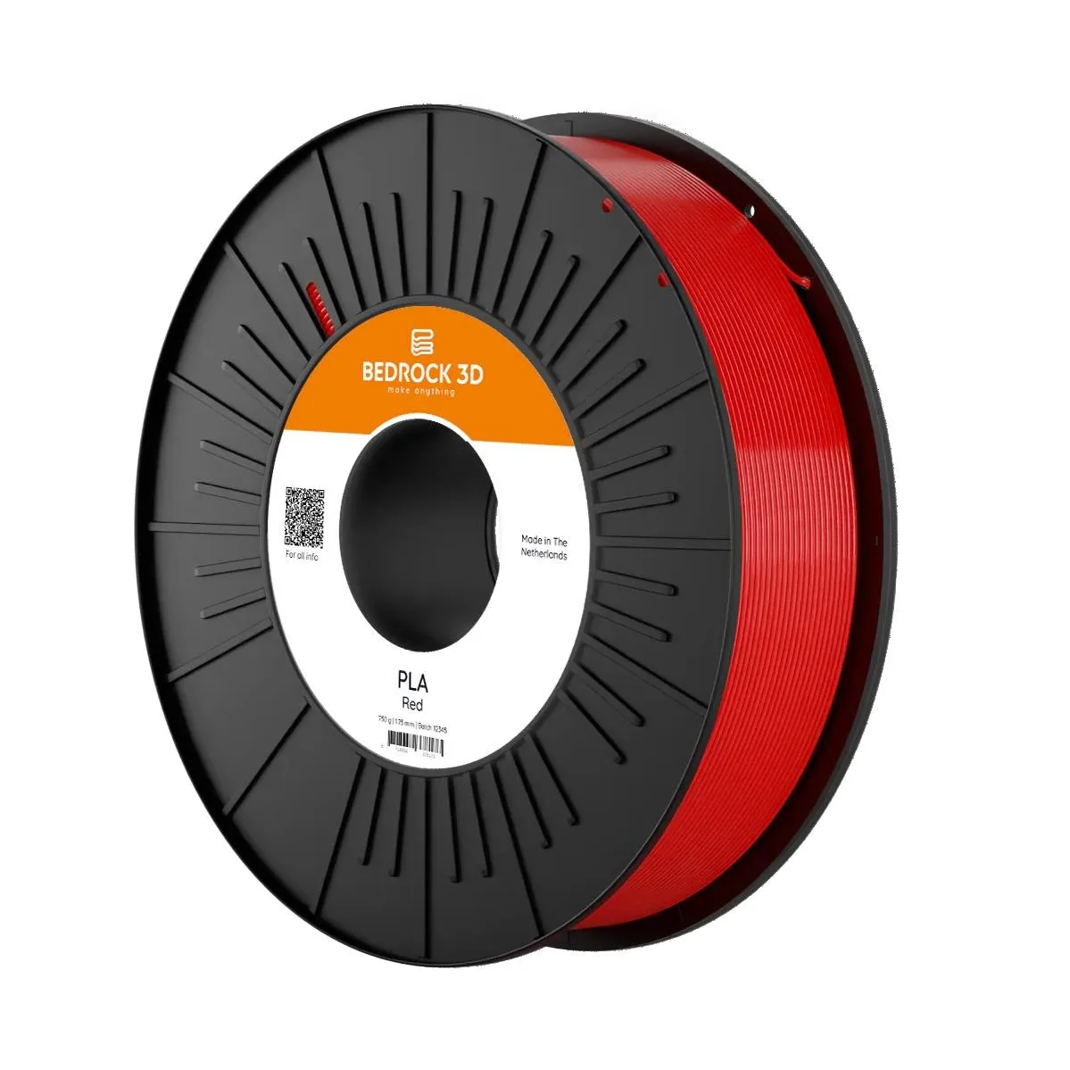 Bedrock PLA Filament 1.75mm Kırmızı