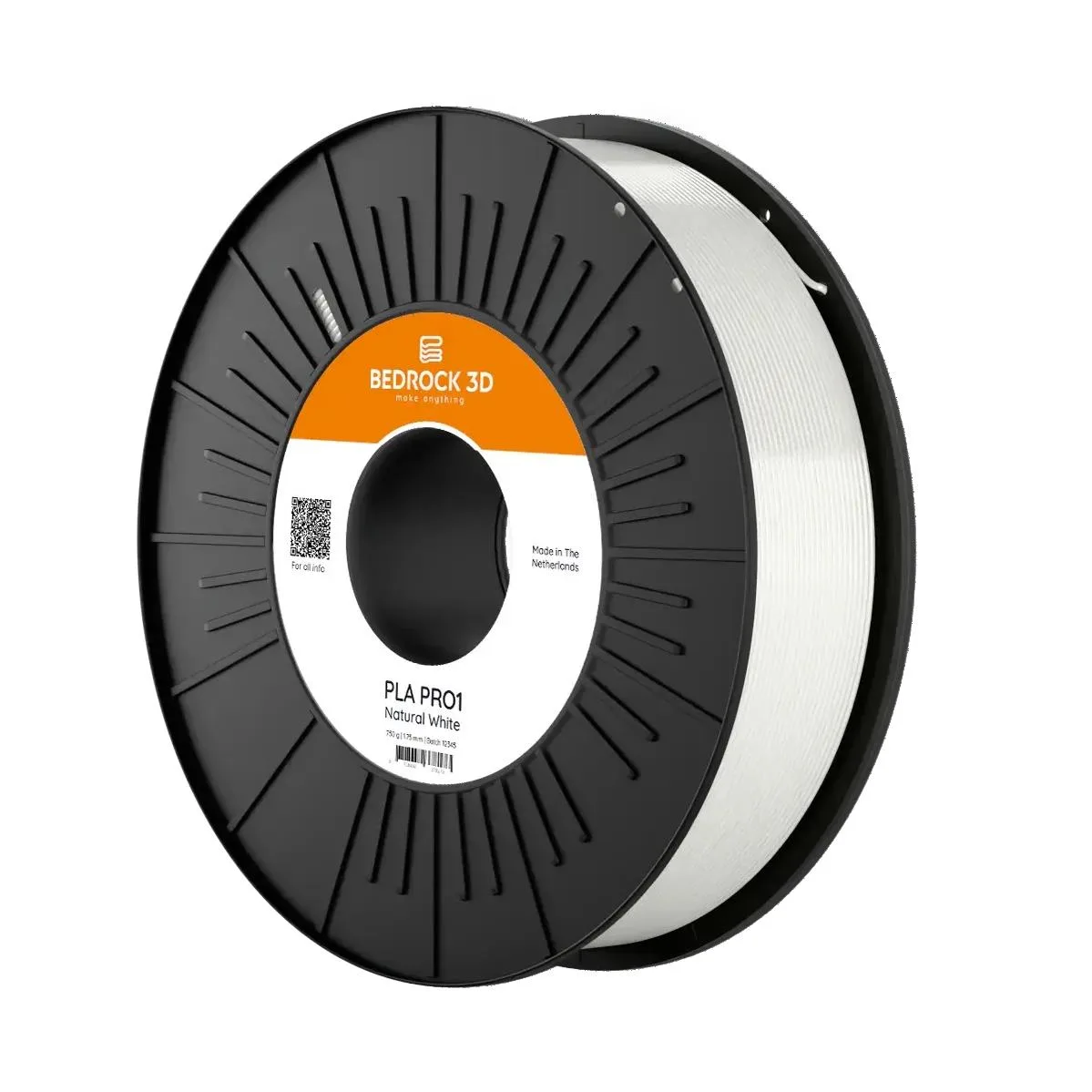 Bedrock PLA PRO1 Filament 2.85mm Beyaz