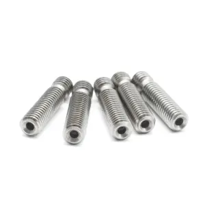 E3DV5 Uyumlu M6-M6 Teflonlu Çelik Barel-30mm görseli 3