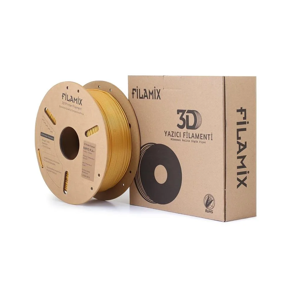 Filamix Hyper Pla Filament Floresan Altın