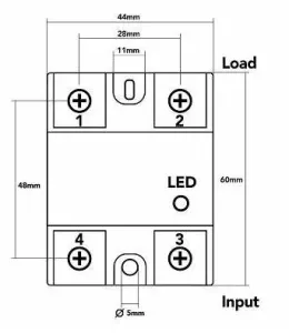 FOTEK SSR-25DA Solid State Röle görseli 5