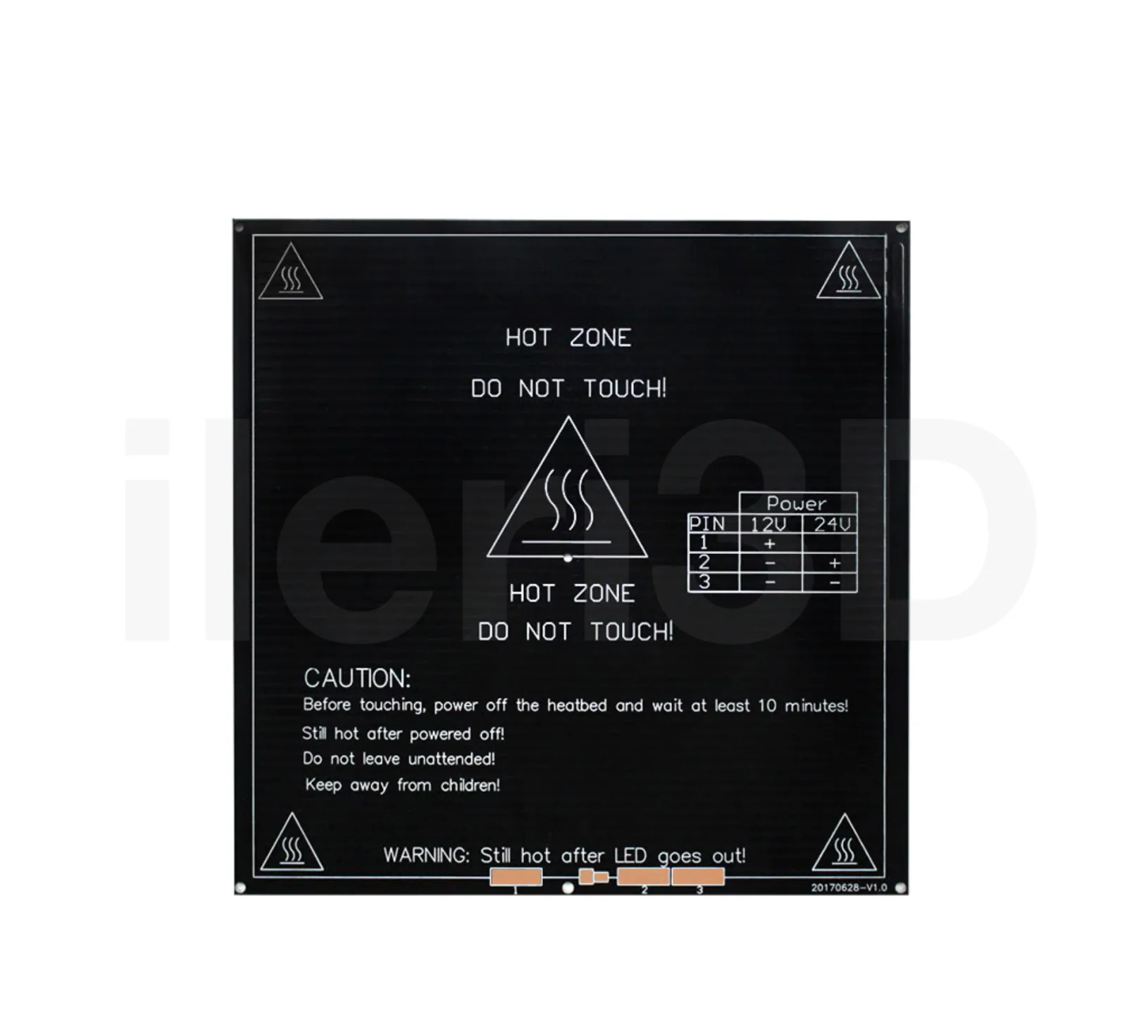 MK2 Alüminyum Heatbed (330x330 mm)