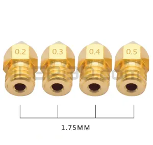 MK8 1.75mm Pirinç Nozzle - Ender 3 1.75mm Pirinç Nozzle