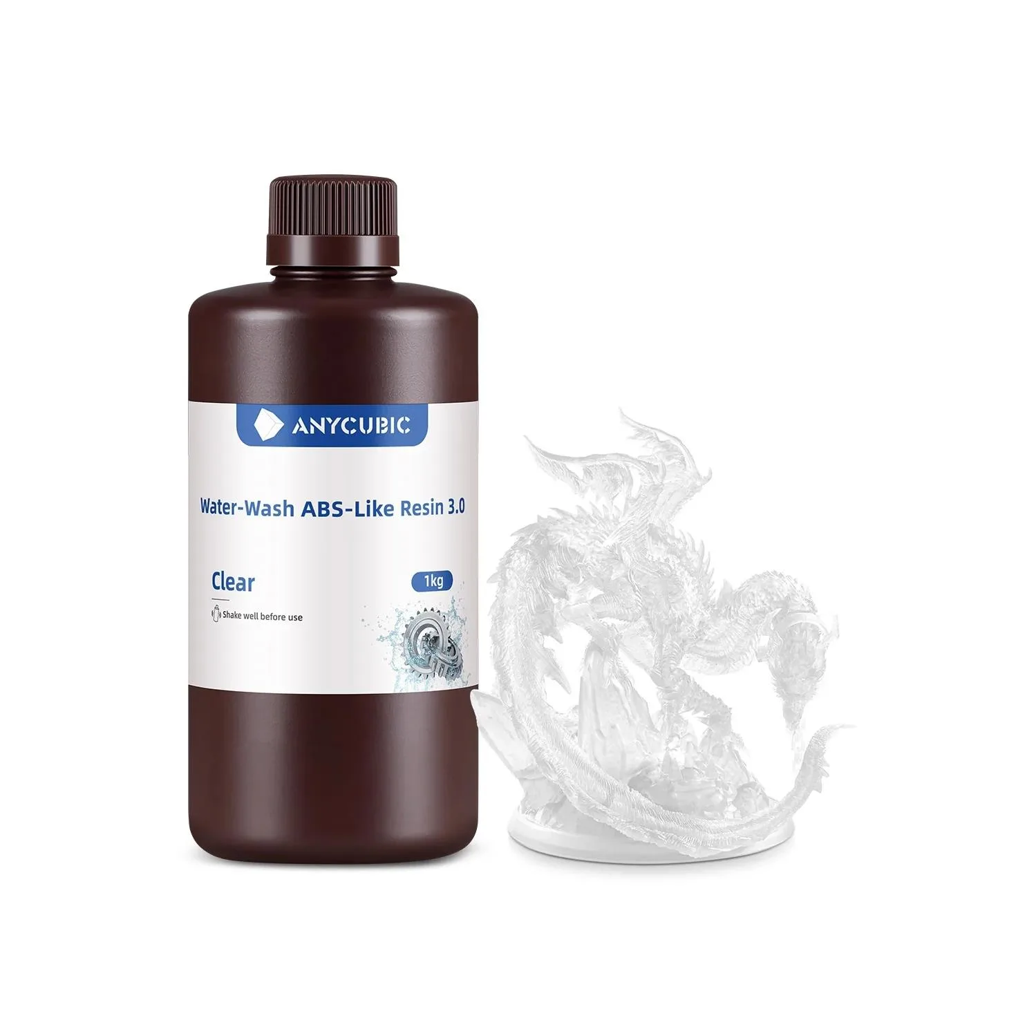 Anycubic Water Wash Abs Like 3.0 Reçine Clear