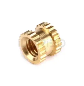 Pirinç İnsert Somun 3D Baskı İçin Çakma Somun—M5x10x7 mm (Burgulu) - 3. görsel