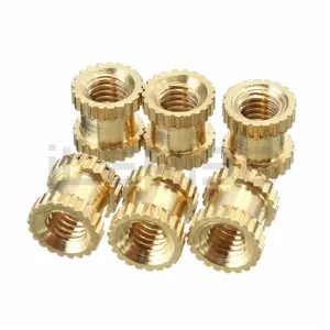 Pirinç İnsert Somun 3D Baskı İçin Çakma Somun—M5x10x7 mm (Burgulu) - 6. görsel