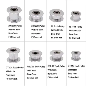GT2 Avare Kasnak — 20 Diş / 6mm / 3 mm / 18 mm görseli 4