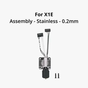 Bambu Lab X1E 0.2mm Paslanmaz Çelik Hotend Kiti - FAH016