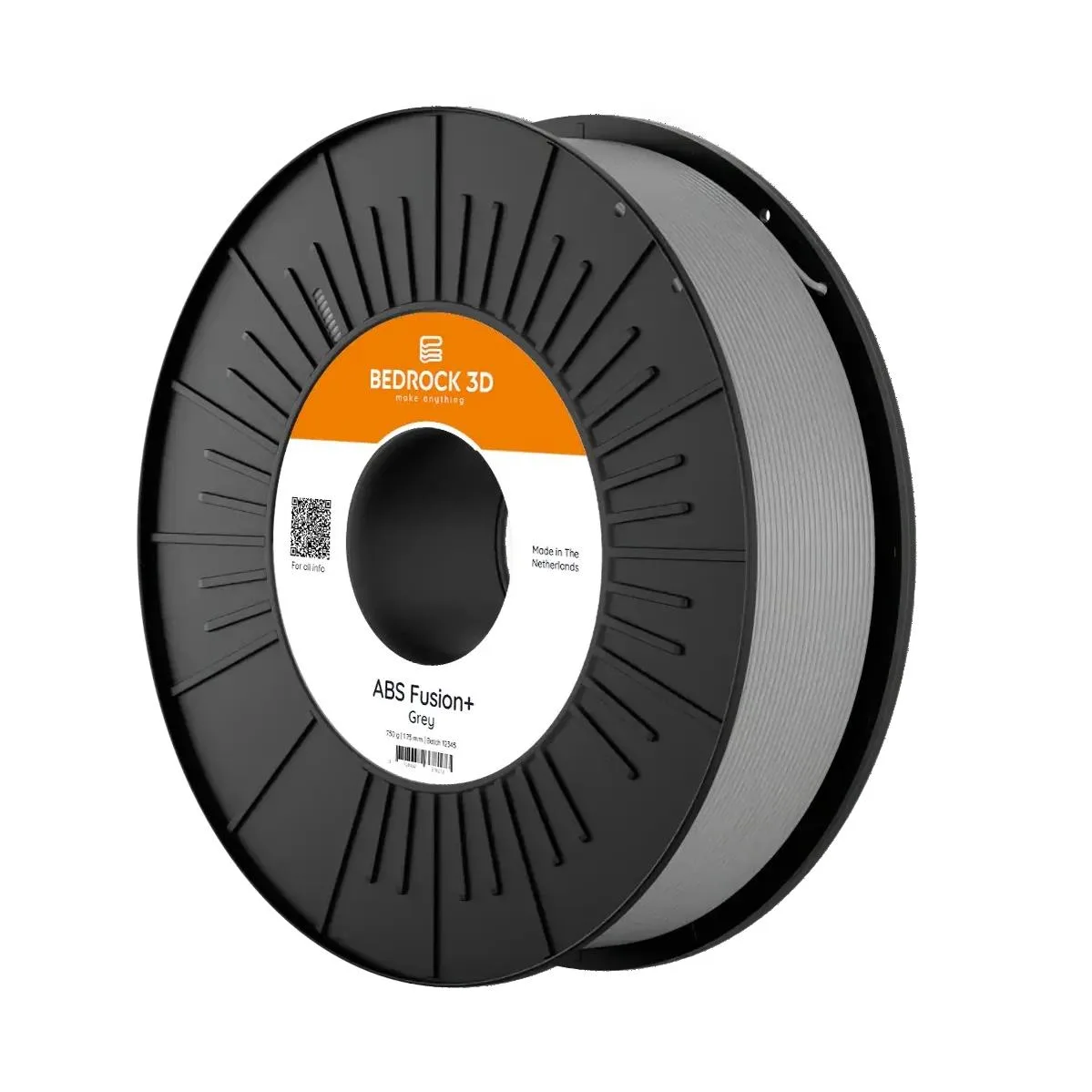 Bedrock ABS Fusion+ Filament 2.85mm Gri