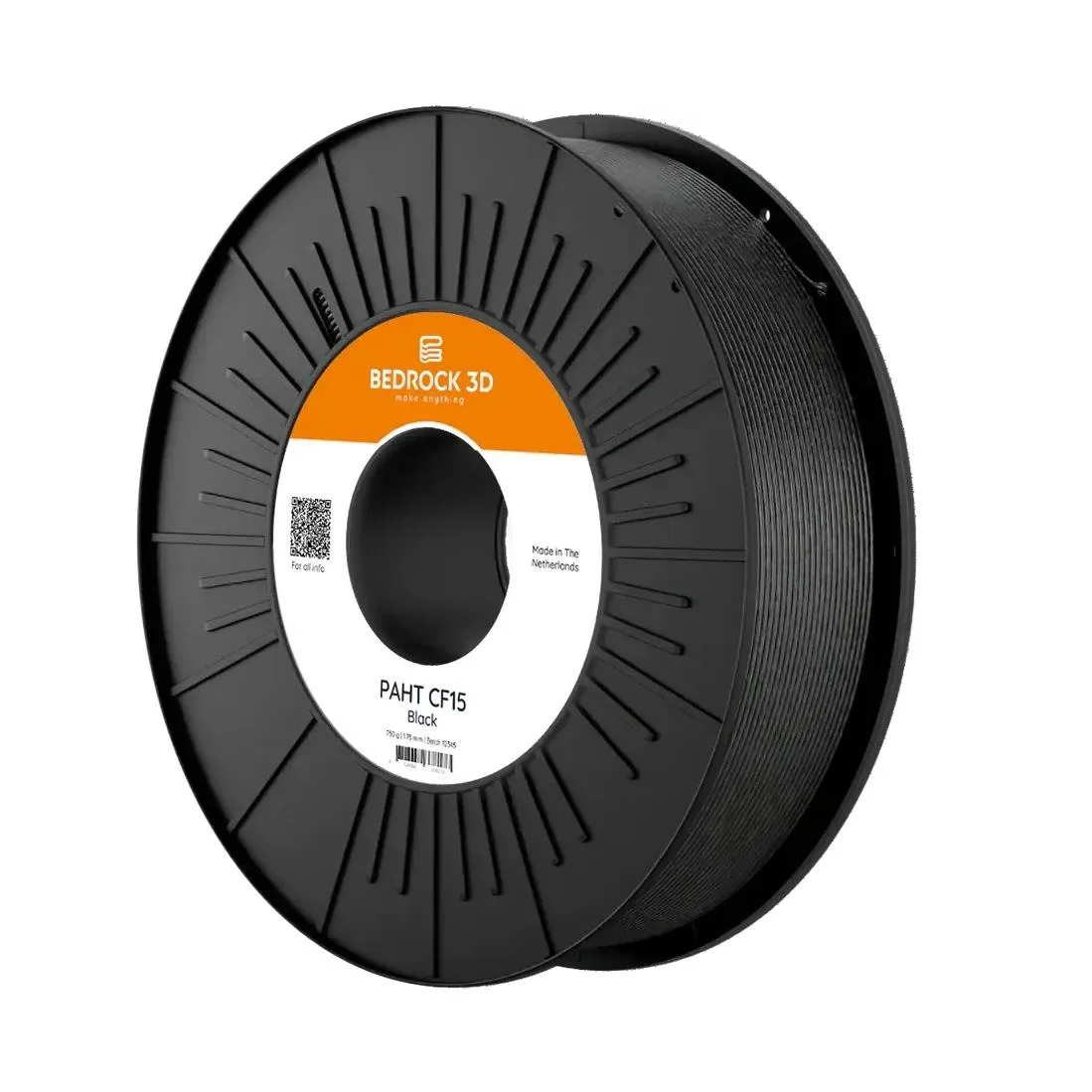 Bedrock PAHT CF15 Filament 2.85mm Siyah