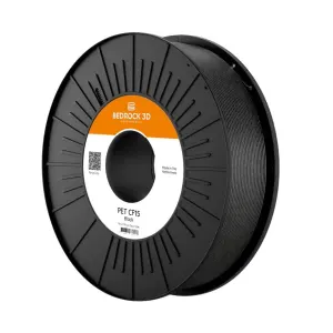 Bedrock PET CF15 Filament 2.85mm Siyah