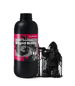 Phrozen Water Washable Suyla Yıkanabilir Reçine - Rapid Black (Siyah) - 1 KG