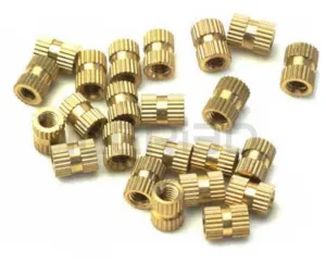 Pirinç İnsert Somun 3D Baskı İçin Çakma Somun—M4x8x6 mm (Burgulu) - 4. görsel