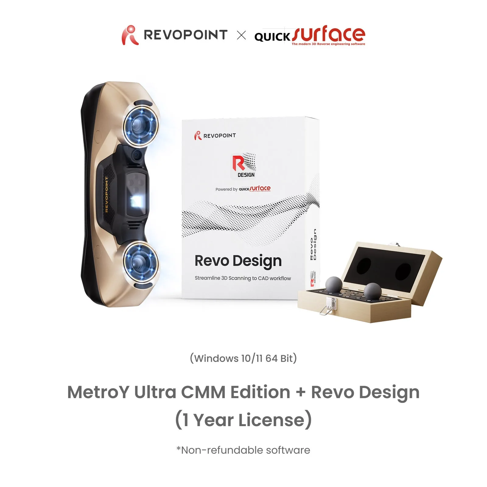 Revopoint MetroY Ultra CMM Edition 3D Tarayıcı görseli 6