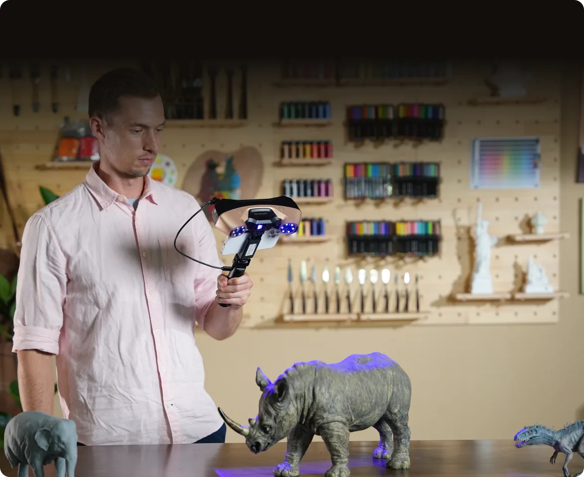 Revopoint MetroY Ultra CMM Edition 3D Tarayıcı — Koyu ve Parlak Yüzeyler