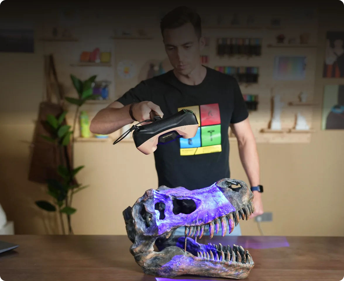 Revopoint MetroY Ultra CMM Edition 3D Tarayıcı — Tek Tıkla Tekrarlanabilir Hassasiyet