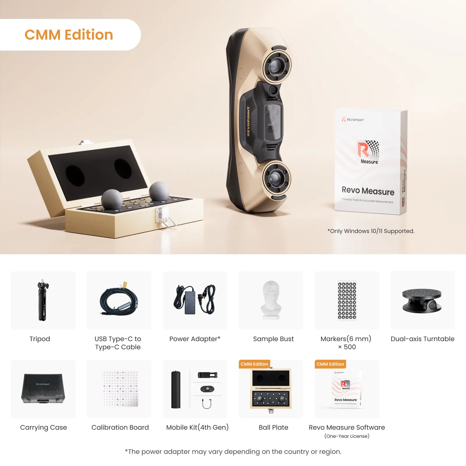 Revopoint MetroY Ultra CMM Edition 3D Tarayıcı — Üst Düzey Donanım ve Teknik Özellikler