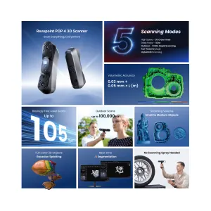 Revopoint POP 4 Standart Edition 3D Tarayıcı - 5. görsel