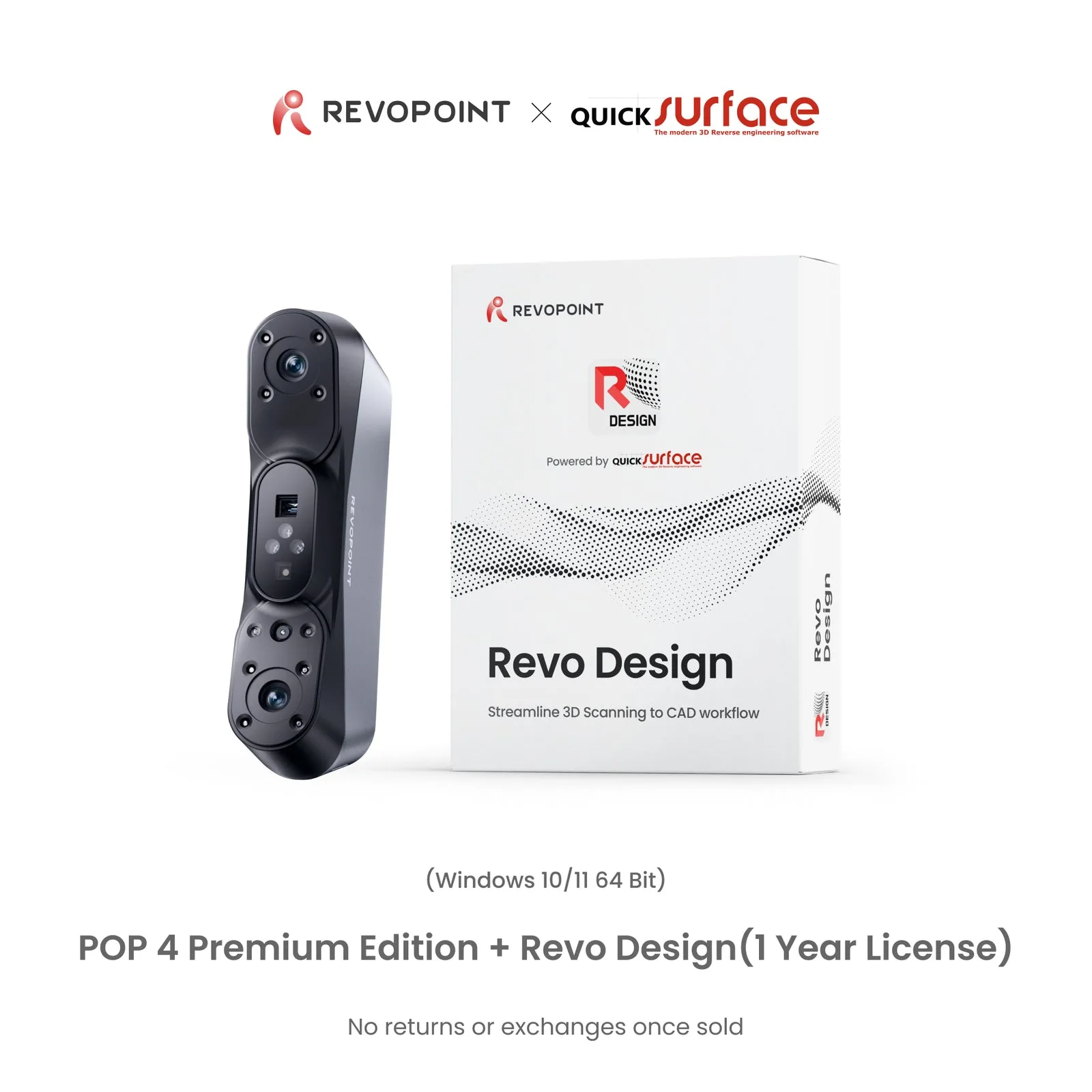 Revopoint POP 4 Standart Edition 3D Tarayıcı görseli 5